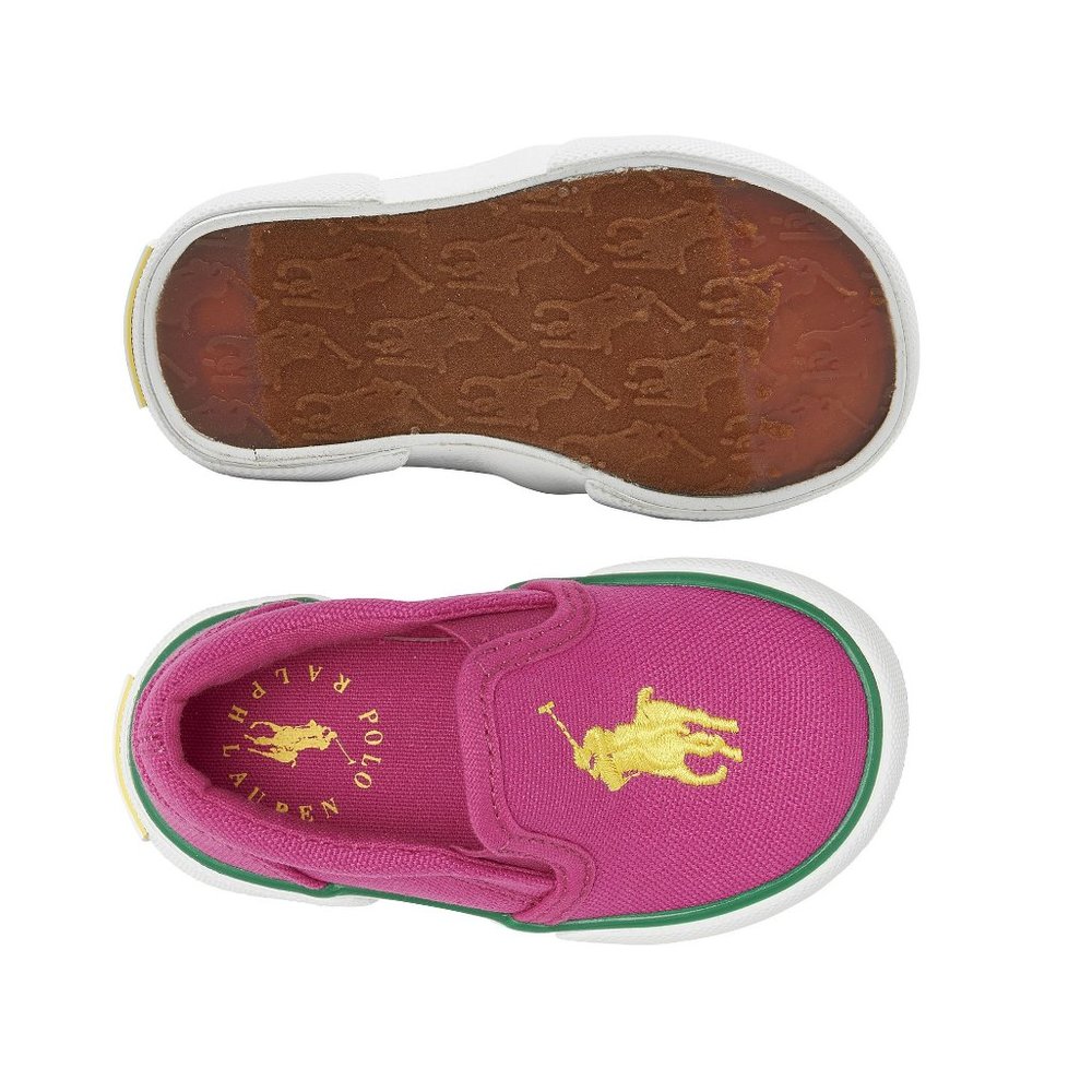 NEW Polo Ralph Lauren Slip-On Casual Sneakers - Picture 5 of 12